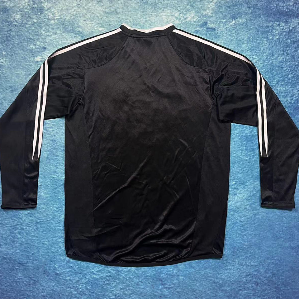 jersey 2004/05 real madrid visitante manga larga versión fan retro