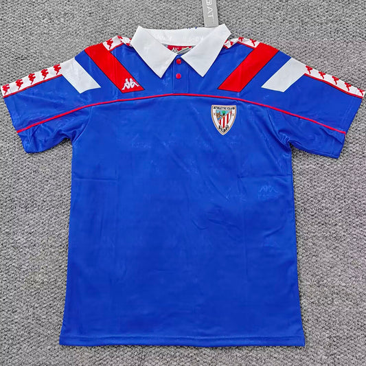 Jersey 1994/1995 Bilbao AT Visitante Manga corta Versión Fan Retro