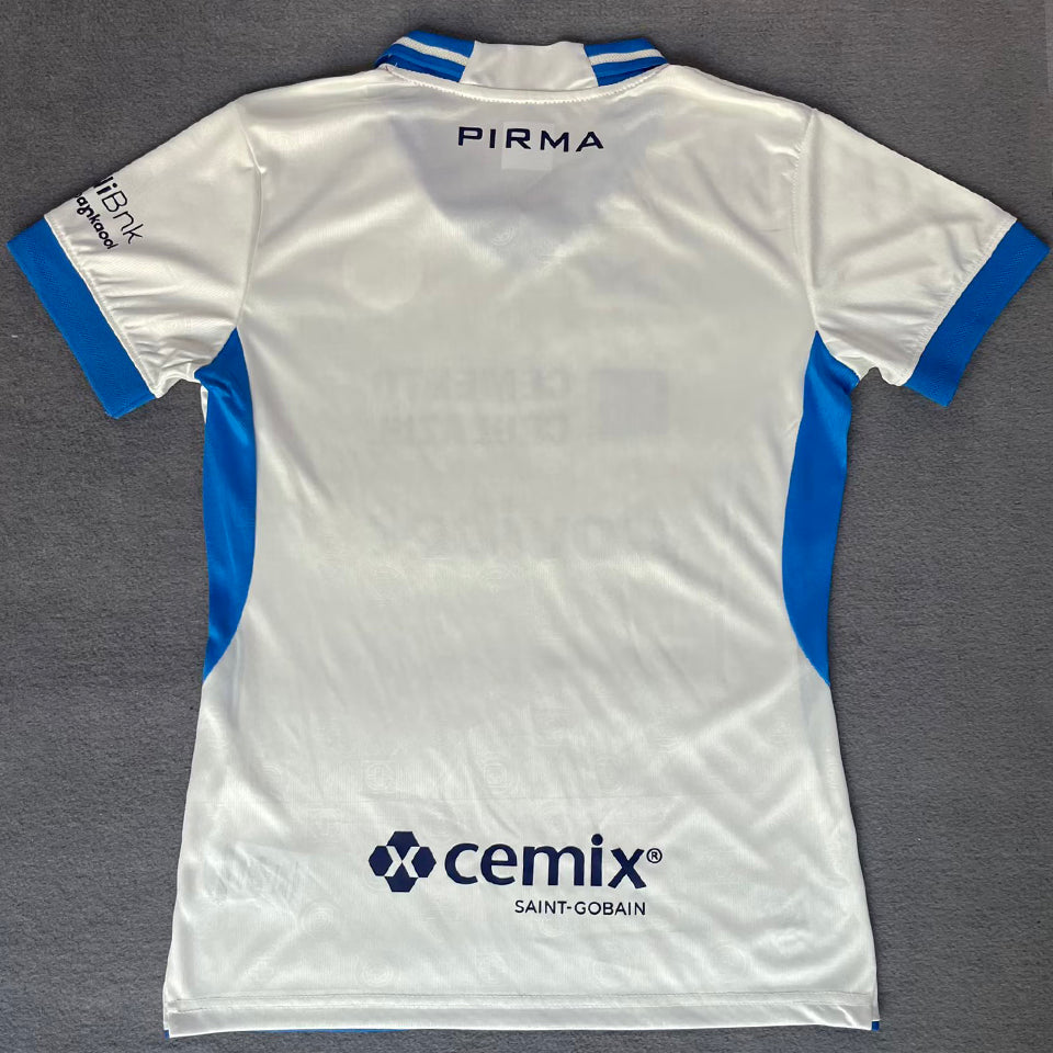 jersey 2026/27 cruz azul visitante manga corta mujer
