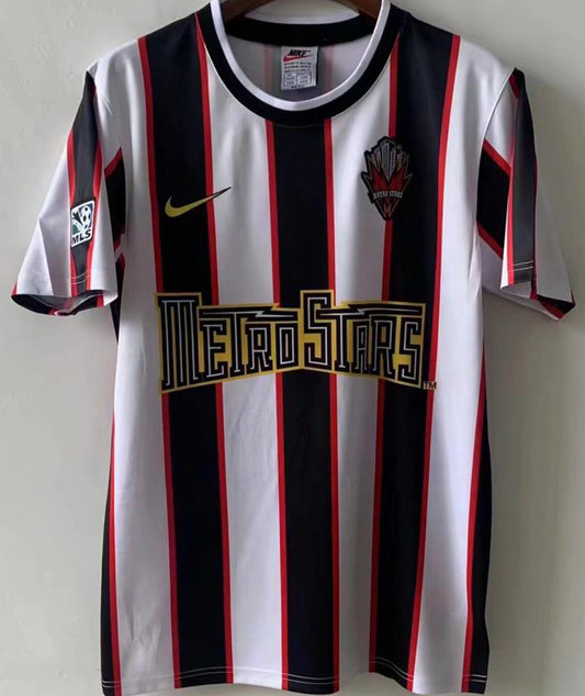 Jersey 1997 Metrostars Visitante Manga corta Versión Fan Retro