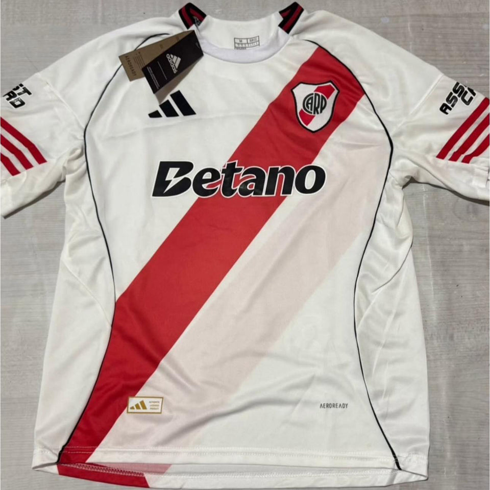 jersey 2025/26 river plate local manga corta versión fan