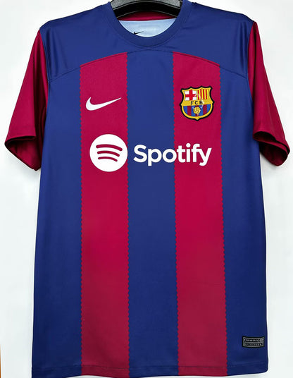 Jersey 2023/24 Barcelona Local Manga corta Versión Fan