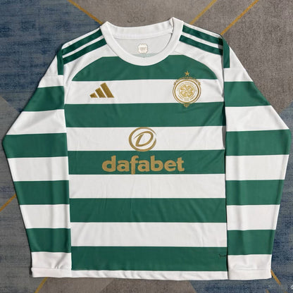 Jersey 2026/27 Celtic Local Manga larga Versión Fan