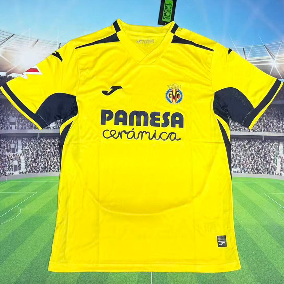 jersey 2026/27 villarreal local manga corta versión fan
