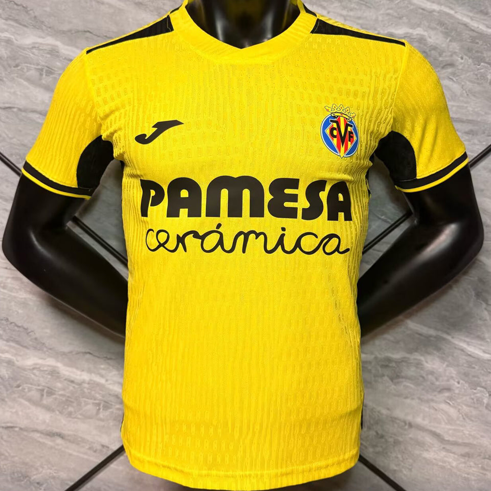 jersey 2026/27 villarreal local manga corta versión jugador