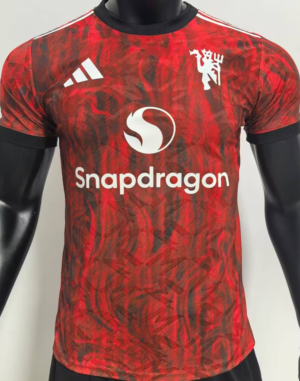 jersey 2025 manchester united especial manga corta versión jugador