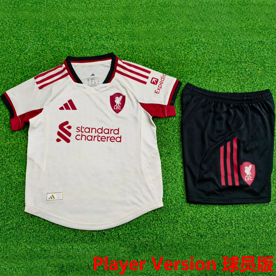 jersey 2025/26 liverpool visitante manga corta versión jugador
