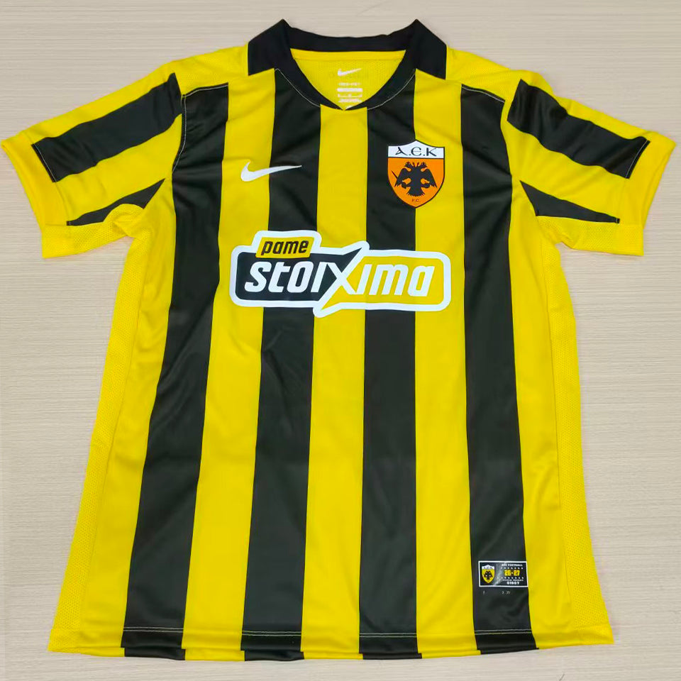 jersey 2026/27 aek athens local manga corta versión fan
