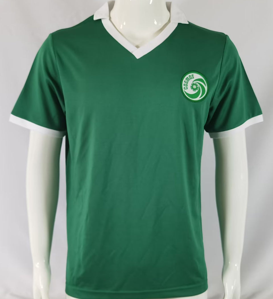 jersey 1977 new york cosmos visitante manga corta versión fan retro