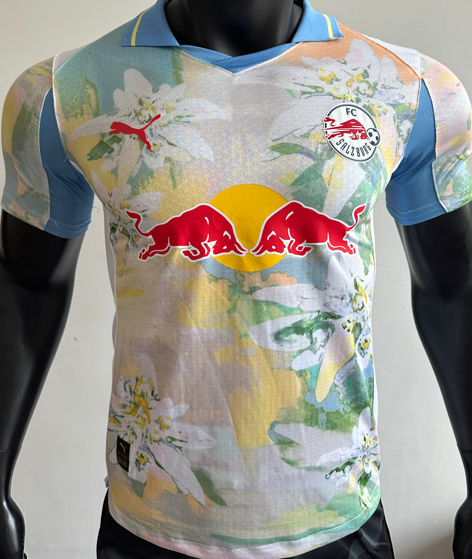 jersey 2025/26 rb salzburg bull especial manga corta versión jugador