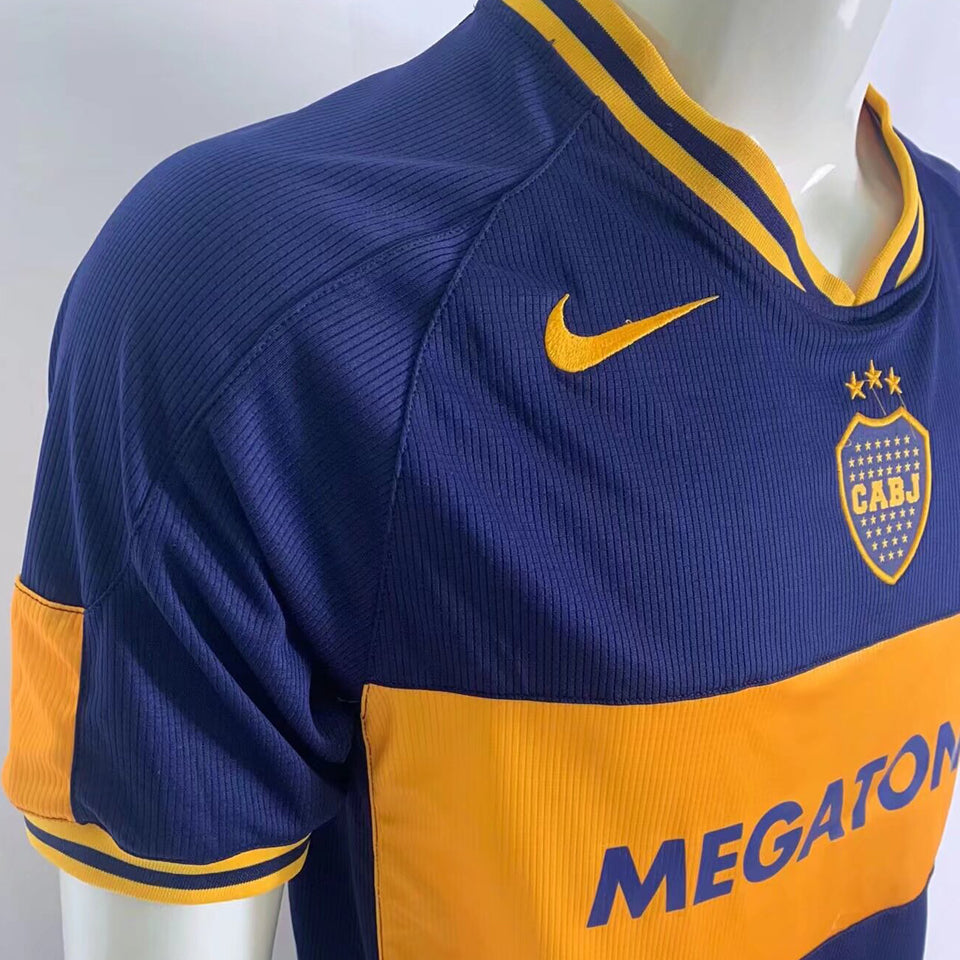 jersey 2006/07 boca local manga corta versión fan retro