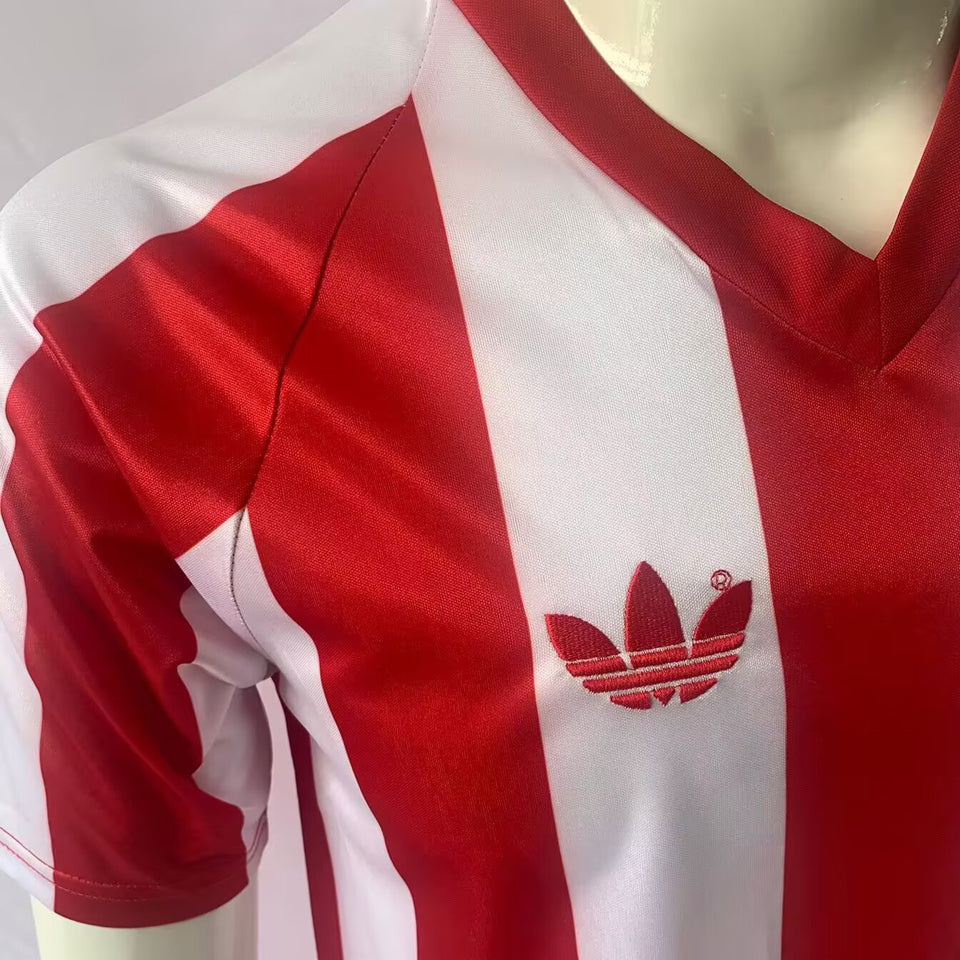jersey 1986/1987 bilbao at local manga corta versión fan retro