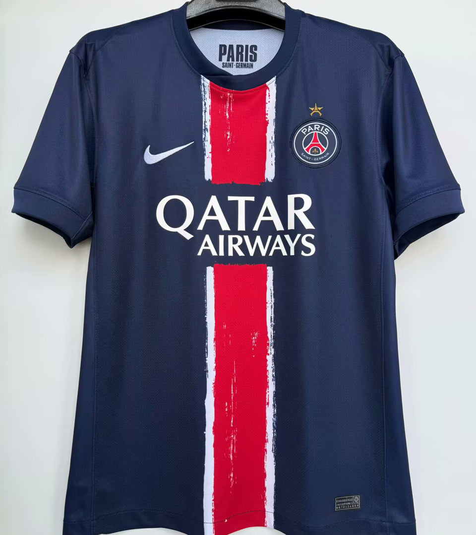 jersey 2024/25 psg local manga corta versión fan