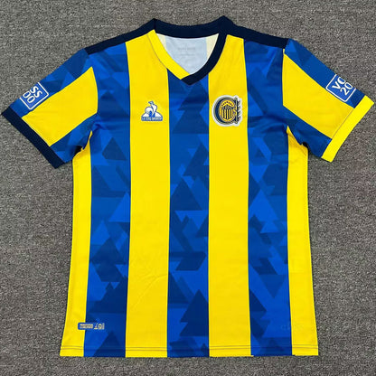 Jersey 2025/26 Rosario Central Local Manga corta Versión Fan