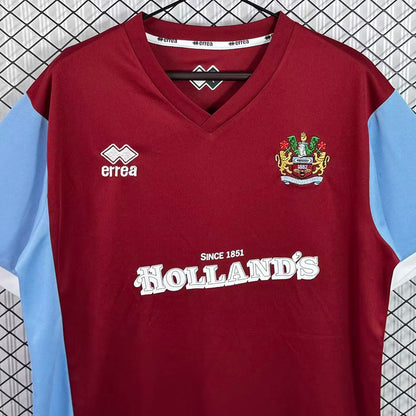 Jersey 2008/2009 Burnley Local Manga corta Versión Fan Retro
