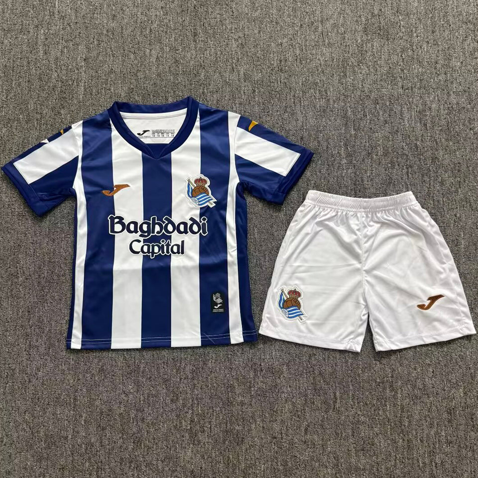 jersey 2026/27 real sociedad local manga corta niño