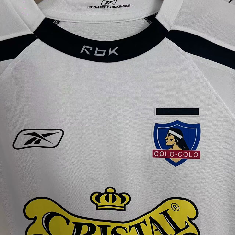 jersey 2005 colo-colo local manga corta versión fan retro