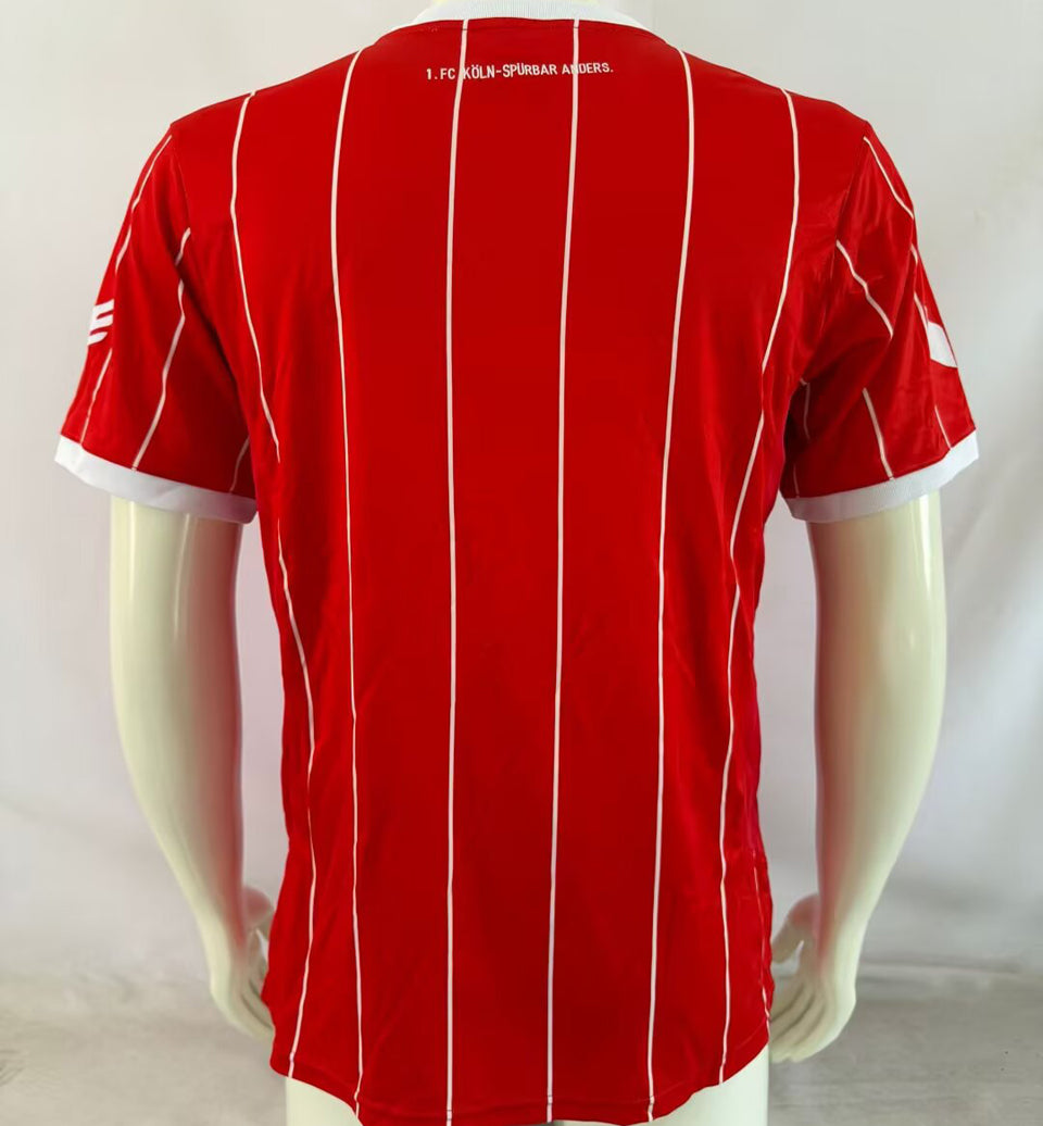 jersey 2017/2018 1. fc koln especial manga corta versión fan retro