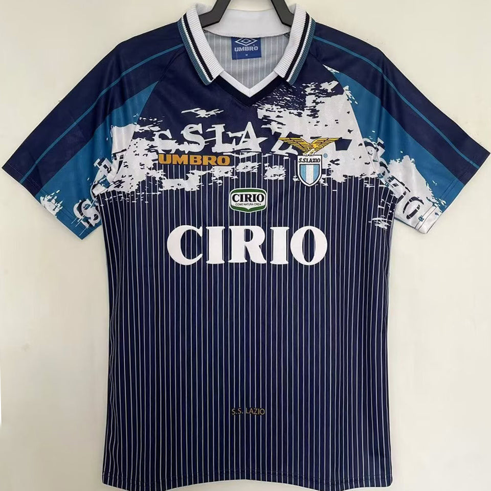 jersey 1996/97 lazio visitante manga corta versión fan retro