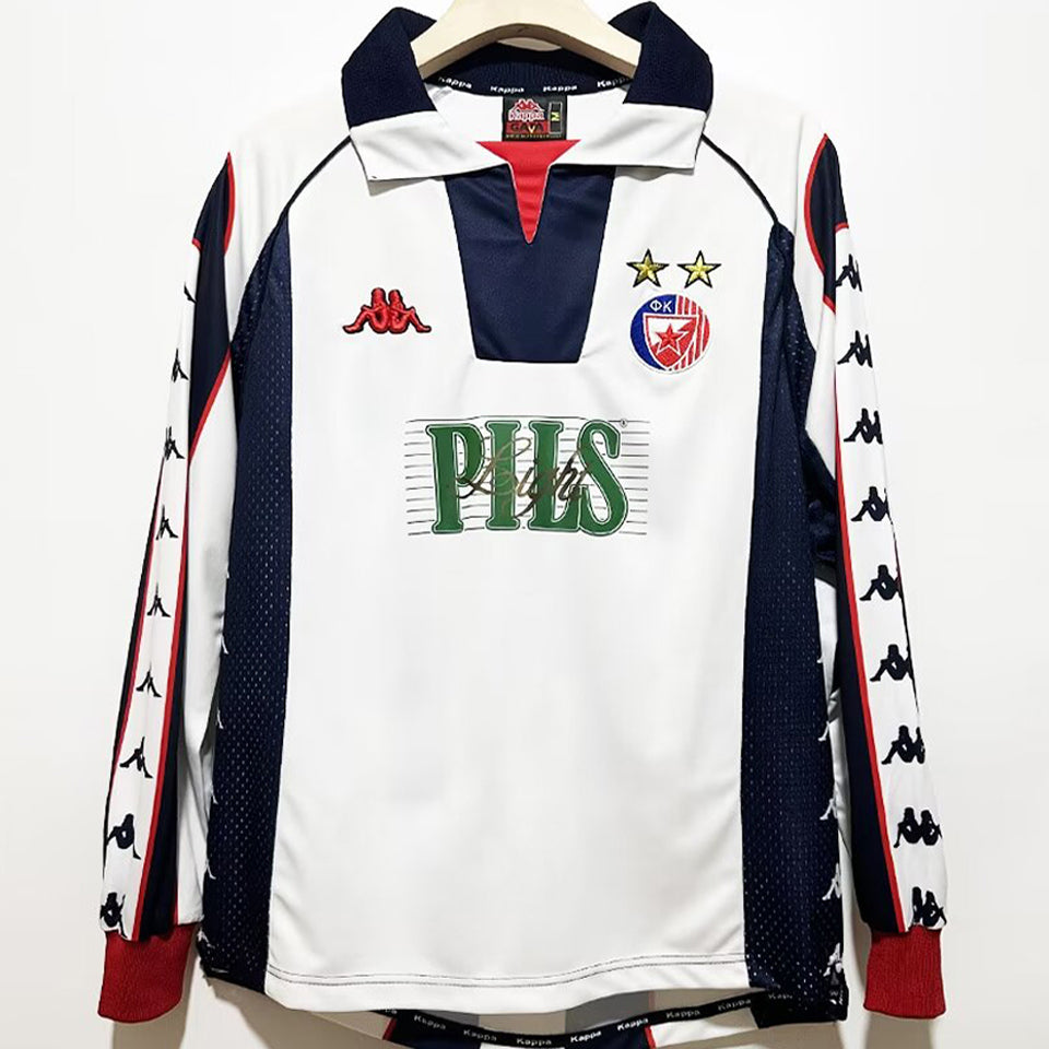 jersey 1999/01 star visitante manga larga versión fan retro