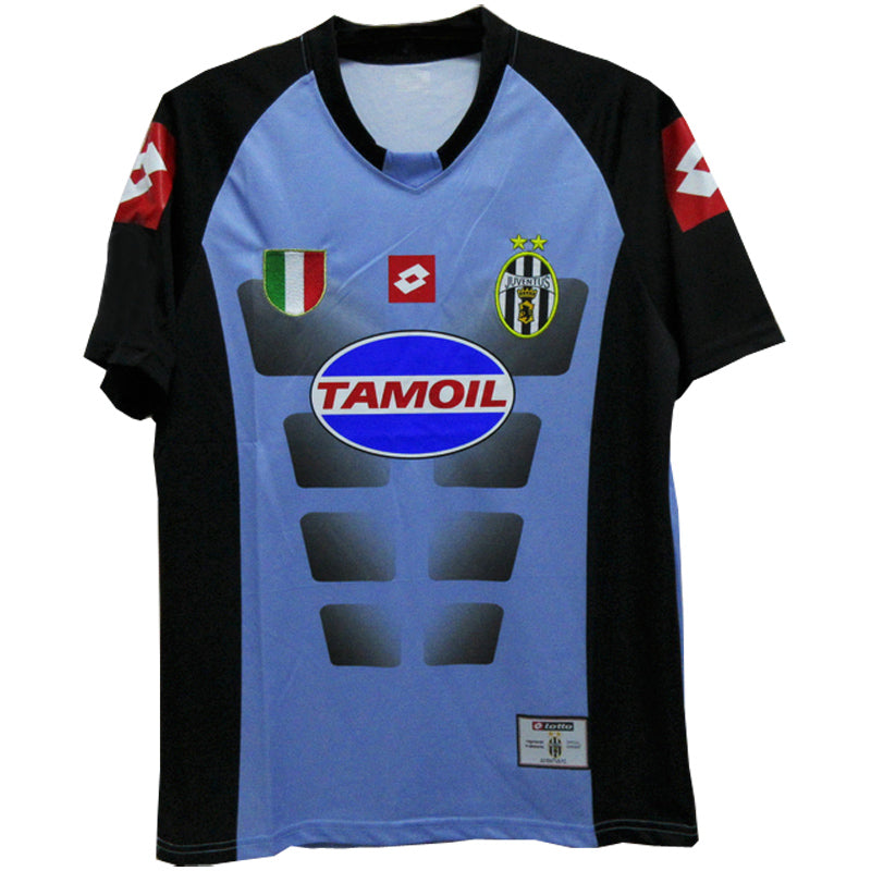 jersey 2002/03 juventus portero manga corta versión fan retro