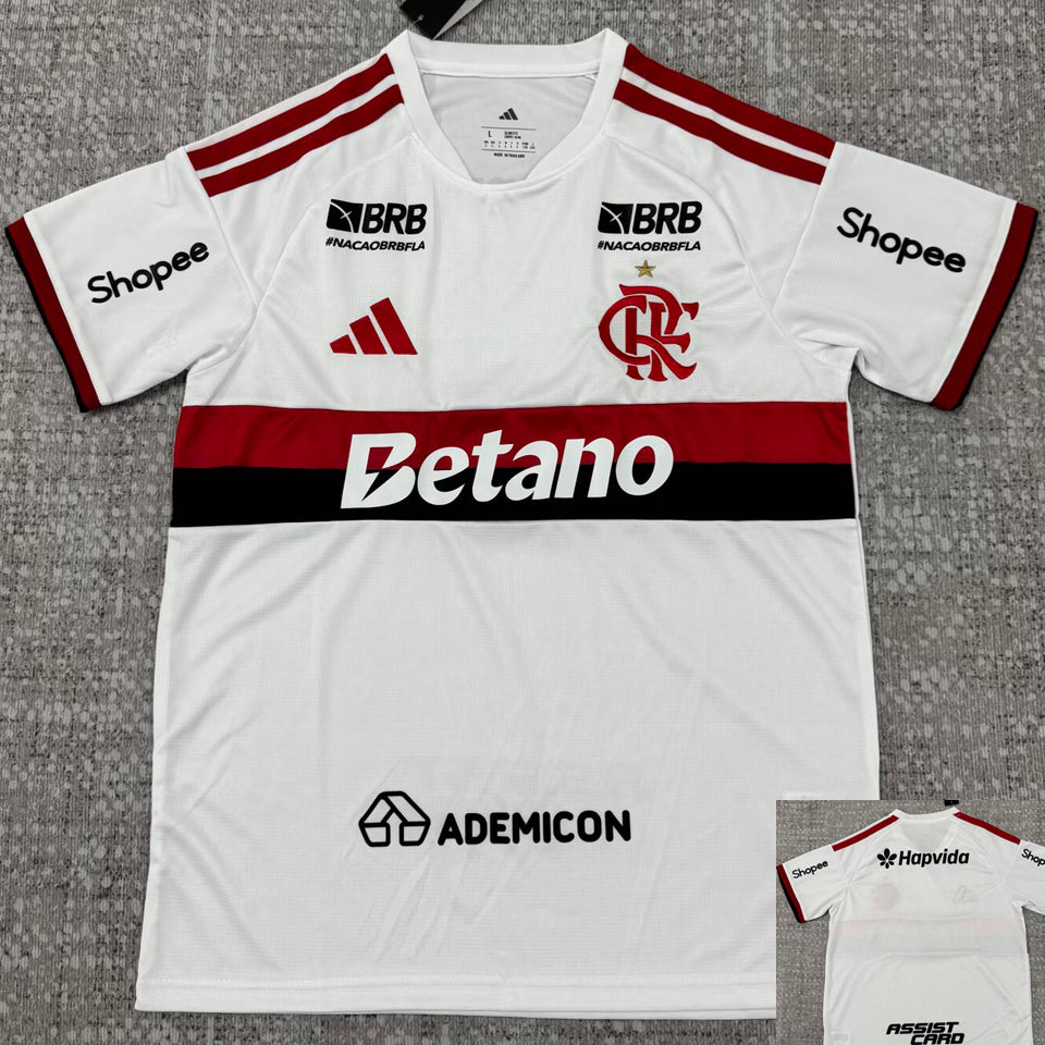 jersey 2026/27 flamengo visitante manga corta versión fan