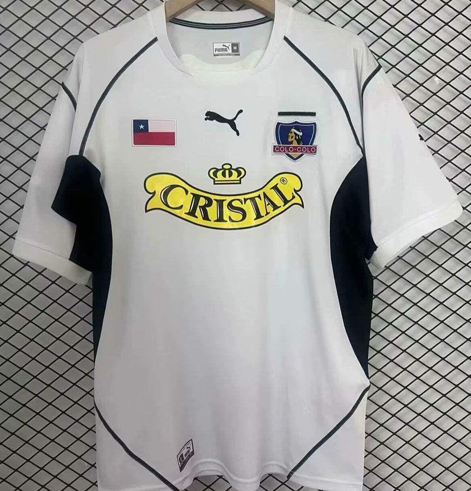jersey 2003 colo-colo local manga corta versión fan retro
