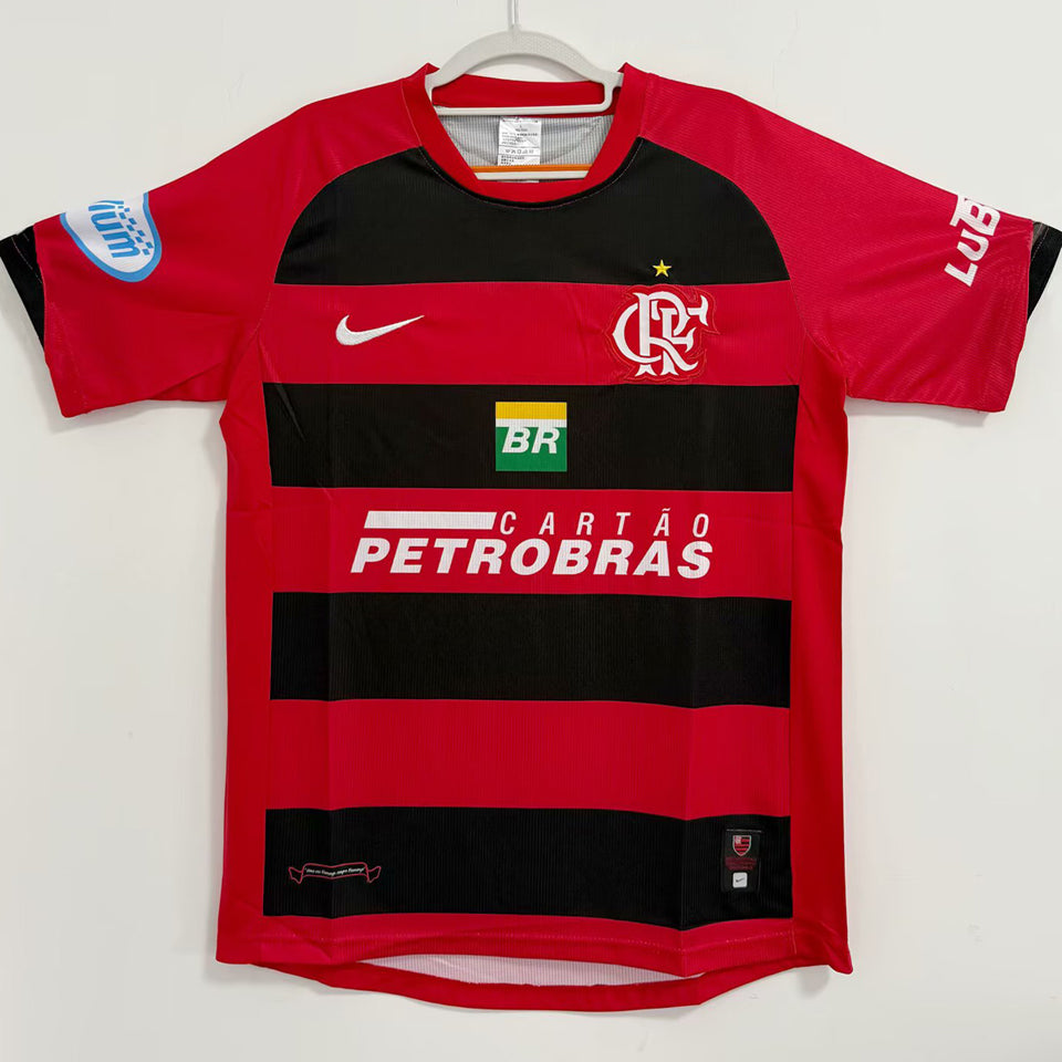 jersey 2006/07 flamengo local manga corta versión fan retro
