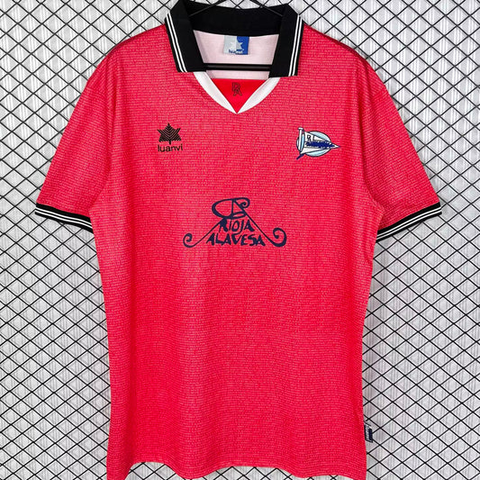 Jersey 2000/2001 Alaves Visitante Manga corta Versión Fan Retro