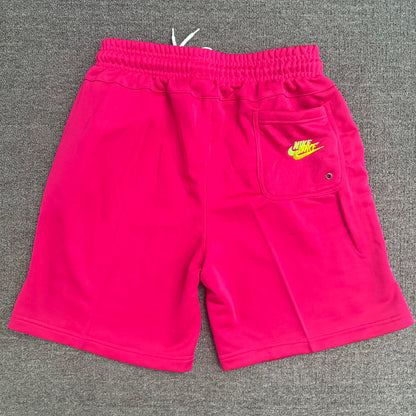 2025 NK Pink Embroidered Multicolor Logo Casual Especial Versión Fan Shorts/ Pantalones