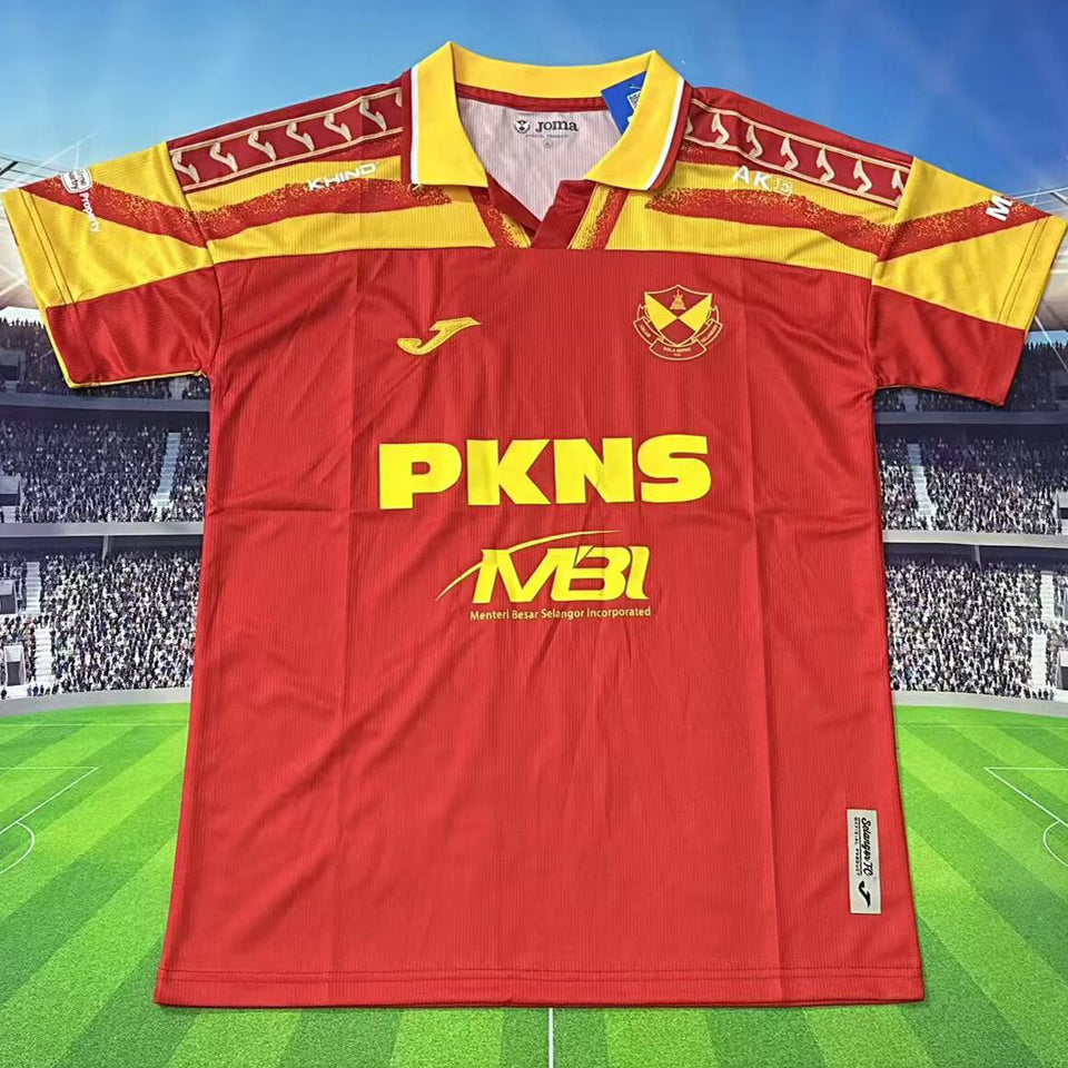 Jersey 2025/26 Selangor Especial Manga corta Versión Fan