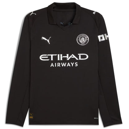 Jersey 2025/26 Manchester City Visitante Manga larga Versión Fan