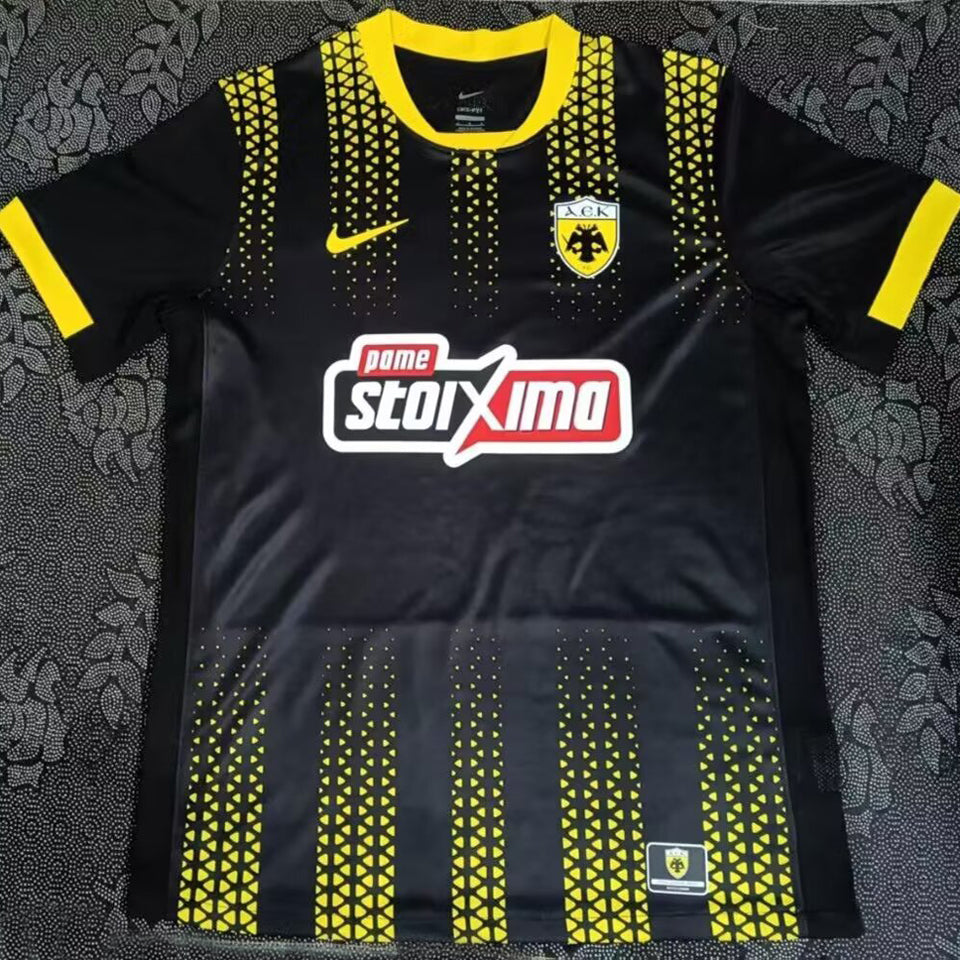 Jersey 2025/26 AEK Athens Visitante Manga corta Versión Fan