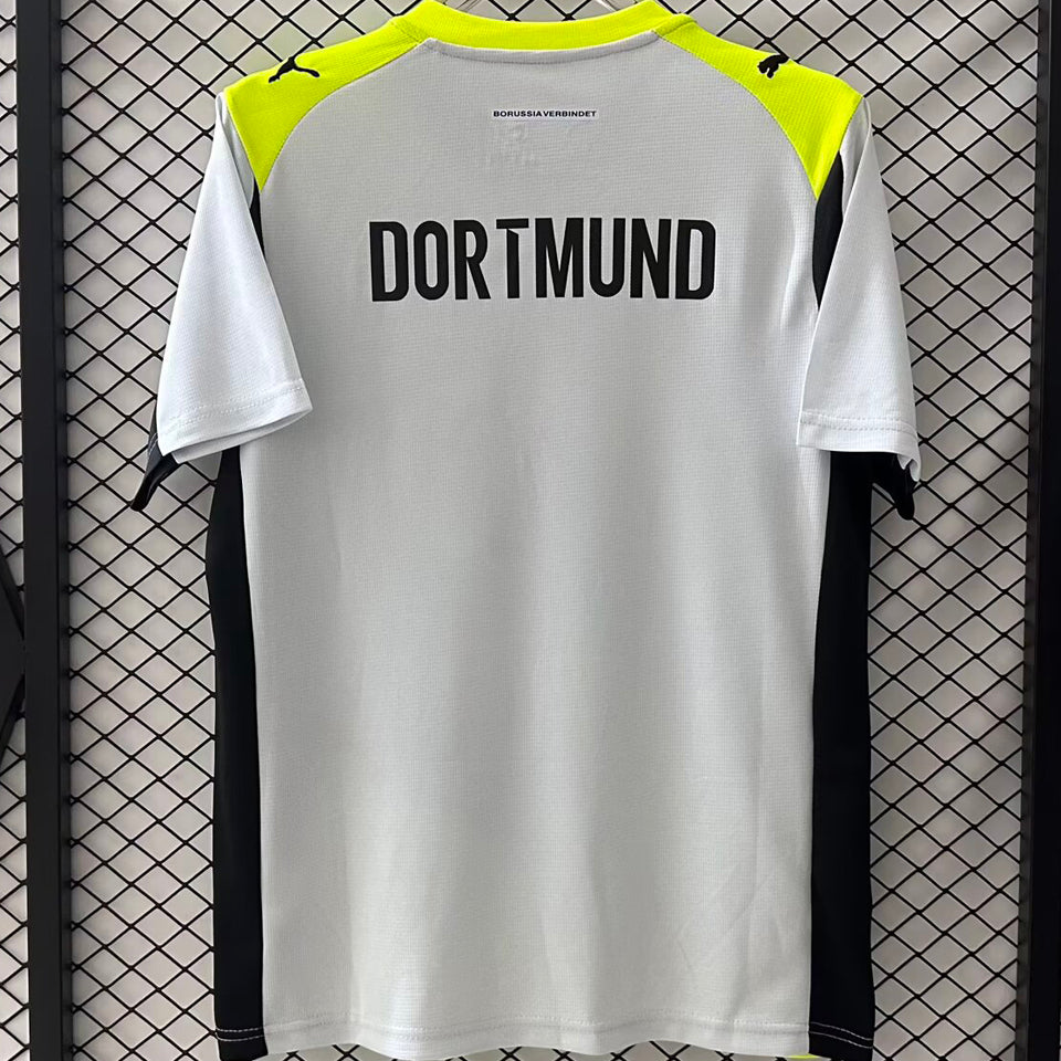 jersey 2025/26 borussia dortmund visitante manga corta versión fan