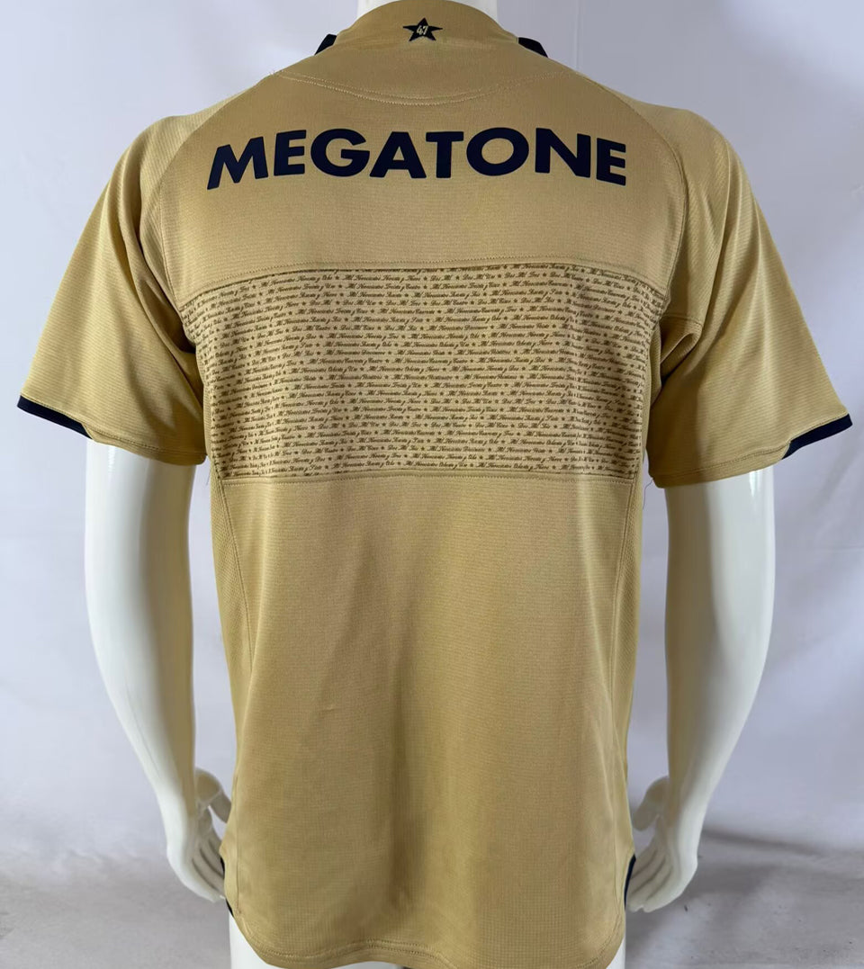 jersey 2007/2008 boca visitante manga corta versión fan retro