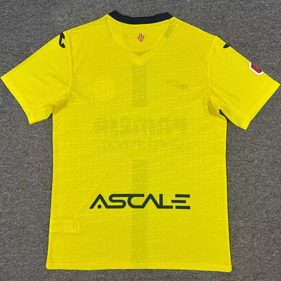 jersey 2025/26 villarreal local manga corta versión fan