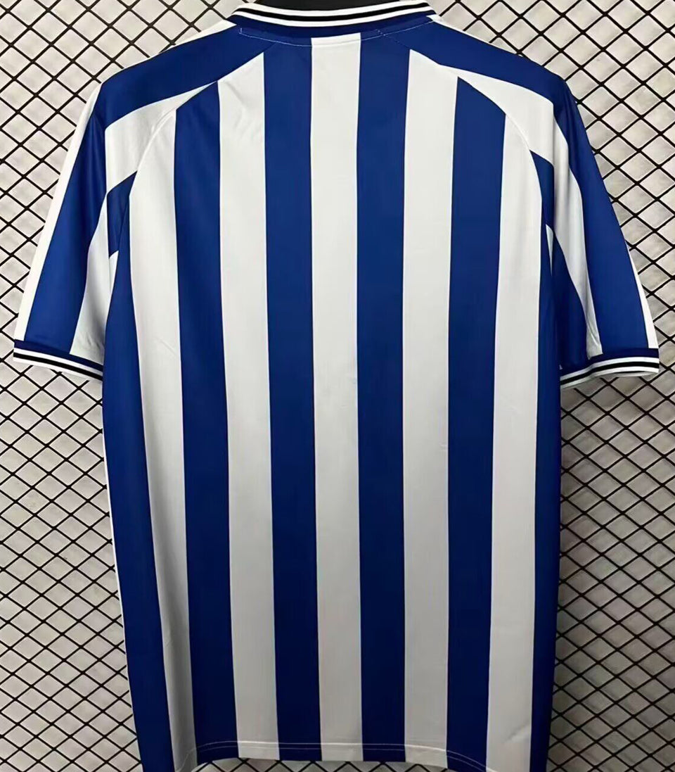 jersey 2001/2003 sheffield wednesday local manga corta versión fan retro