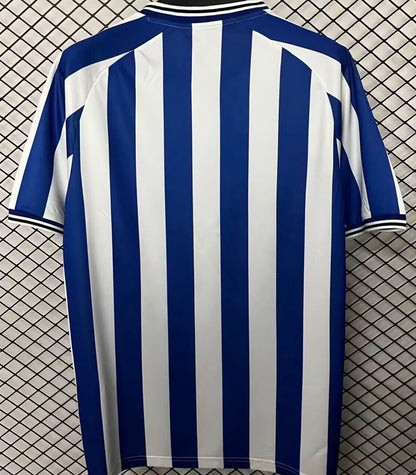 Jersey 2001/2003 Sheffield Wednesday Local Manga corta Versión Fan Retro
