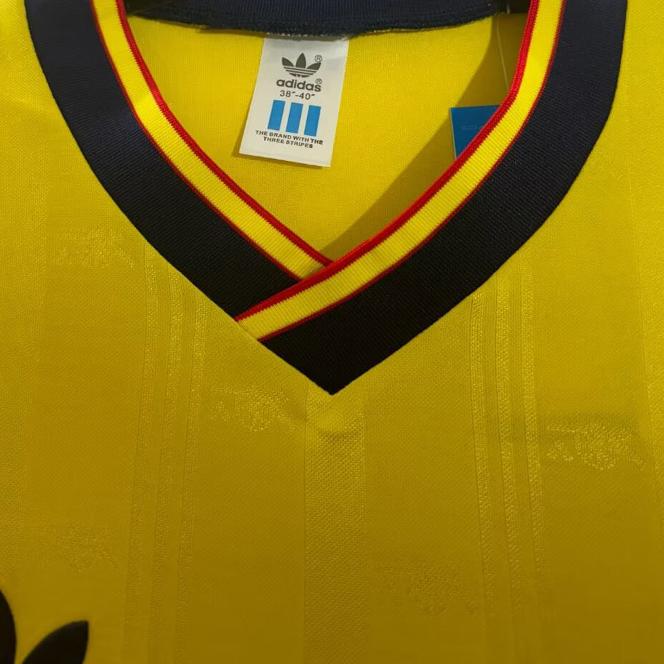Jersey 1986/88 Arsenal Visitante Manga corta Versión Fan Retro