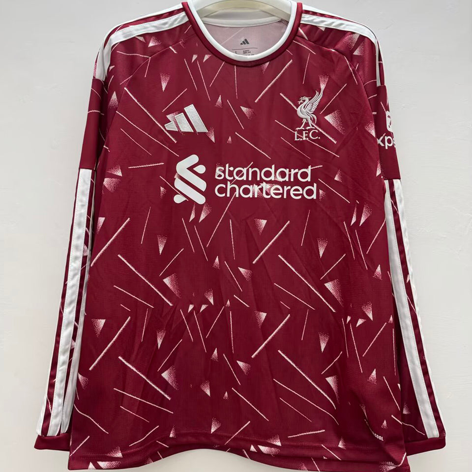 jersey 2026/27 liverpool local manga larga versión fan