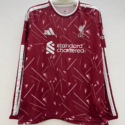 Jersey 2026/27 Liverpool Local Manga larga Versión Fan