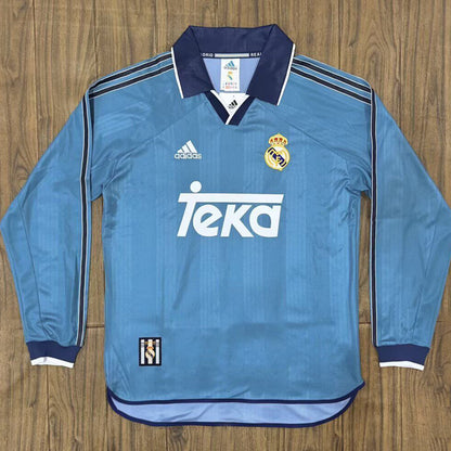 Jersey 1999/2001 Real Madrid Tercero Manga larga Versión Fan Retro