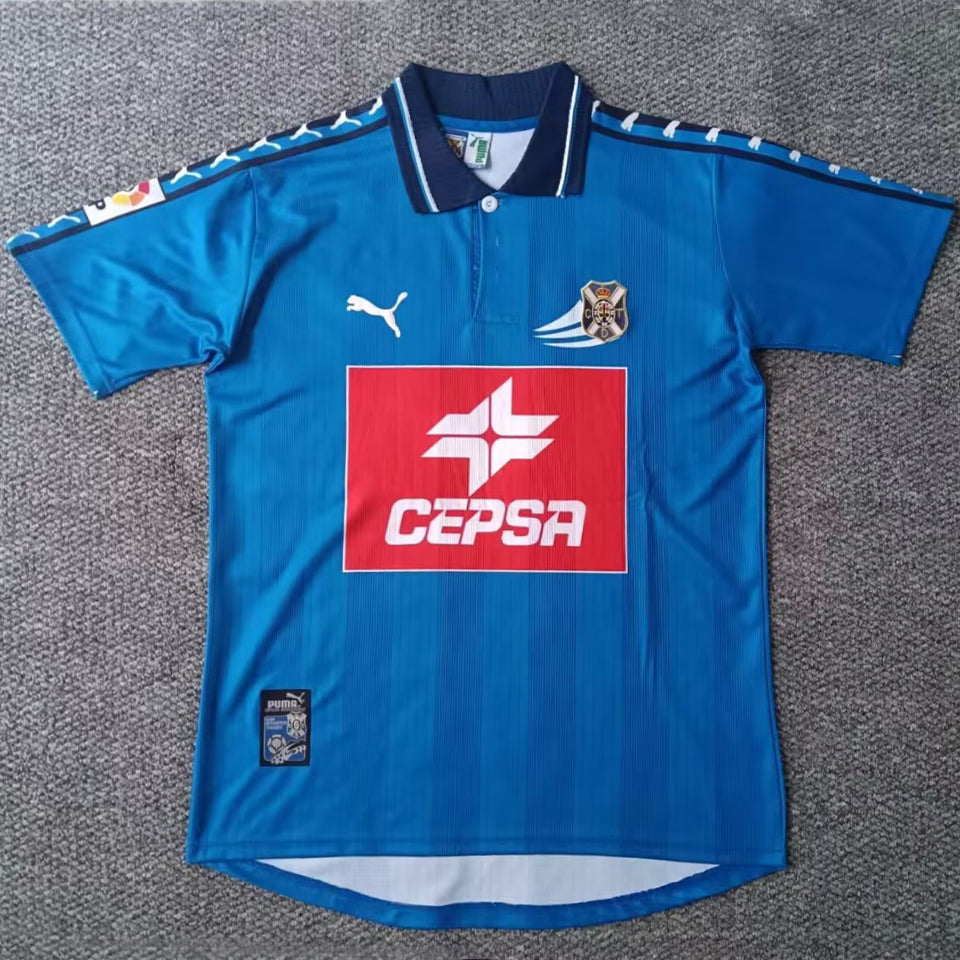 jersey 1998/1999 tenerice visitante manga corta versión fan retro