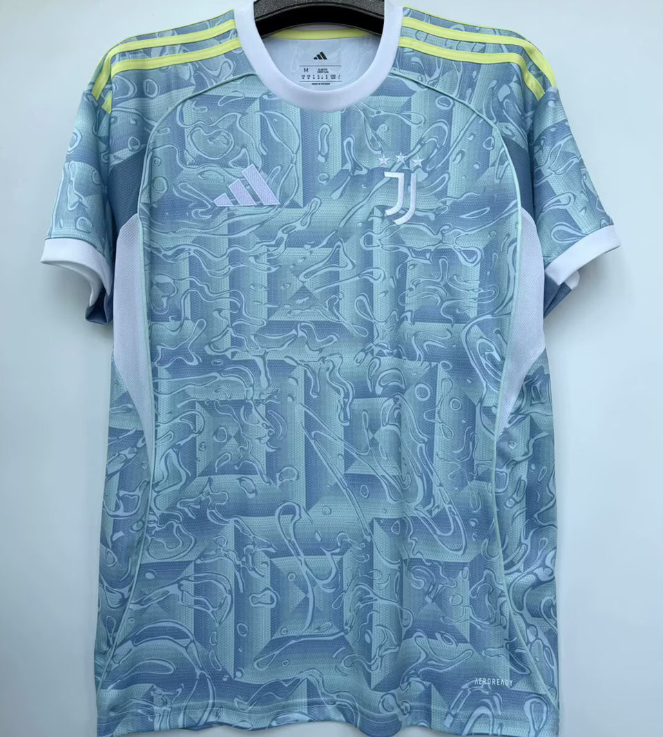 jersey 2025/26 juventus visitante manga corta versión fan