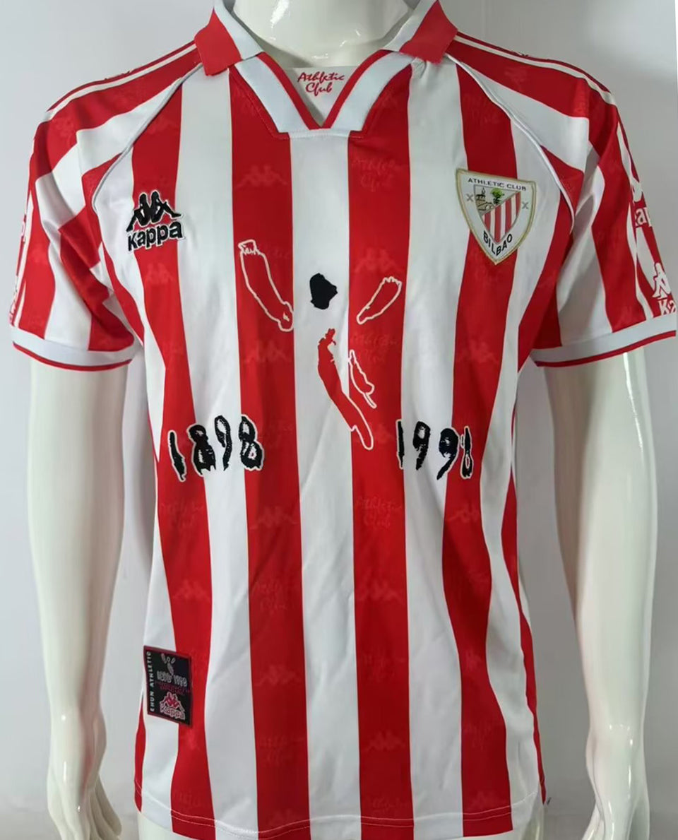 Jersey 1997/98 Bilbao AT Local Manga corta Versión Fan Retro