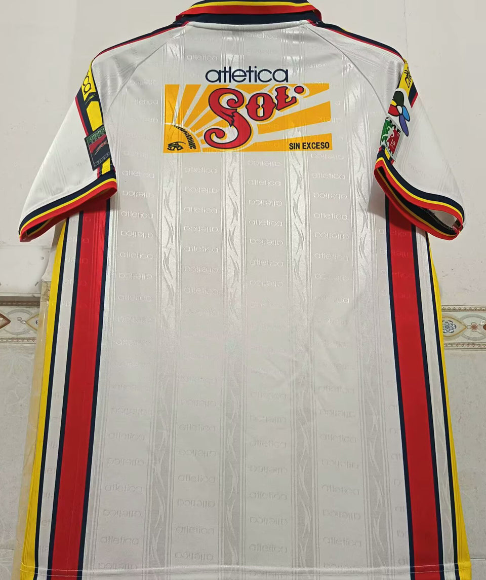 jersey 1999/2000 club atlético morelia visitante manga corta versión fan retro