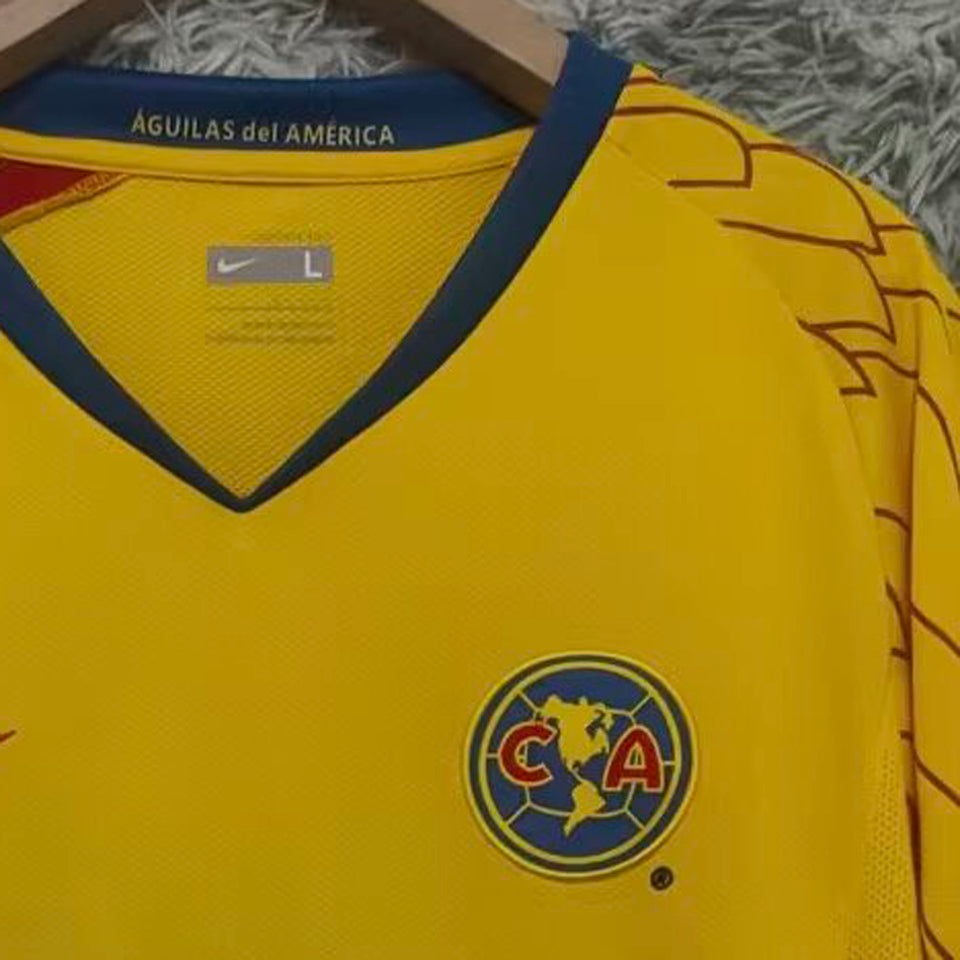 jersey 2007/2008 club america local manga larga versión fan retro
