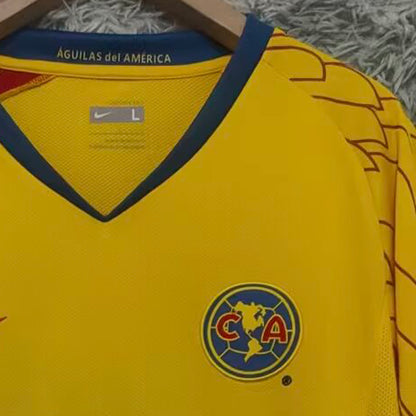 Jersey 2007/2008 Club America Local Manga larga Versión Fan Retro