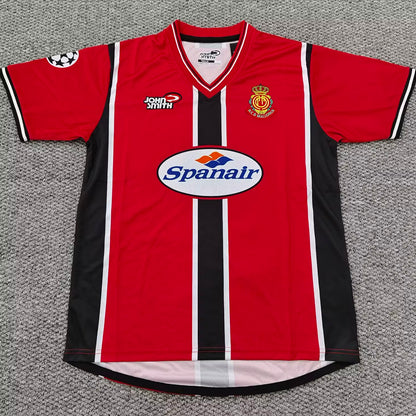Jersey 2001/2002 Mallorca Local Manga corta Versión Fan Retro