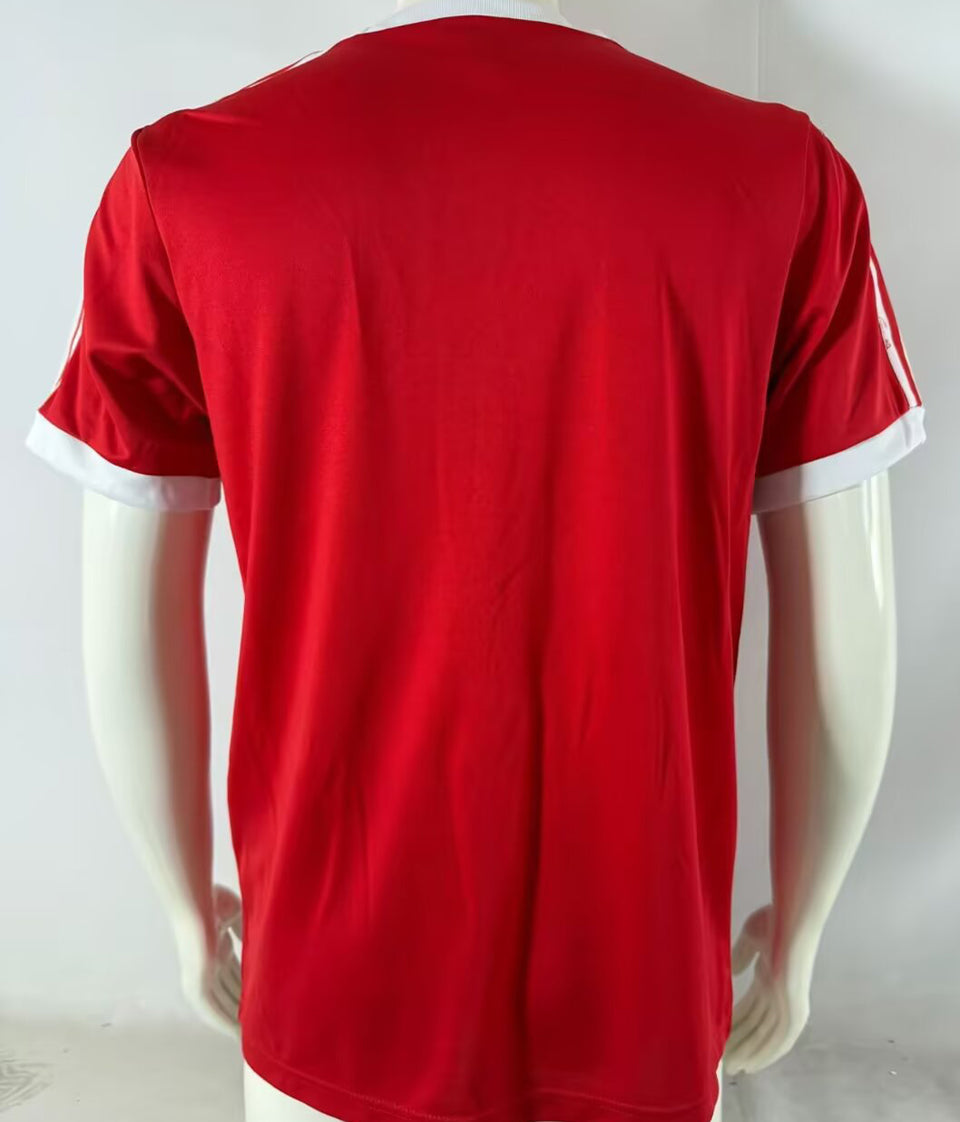 jersey 1974/1975 hamburger visitante manga corta versión fan retro